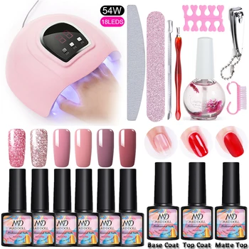 

Nail Set UV LED Lamp Dryer 8ml Nail Gel Polish Polish Set Soak Off Nail Tools Varnish Tools For Manicures Nail Kit Nail Art