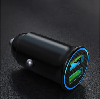 

Quick Charge Dual USB Car Charger for Toyota Yaris Corolla Tarago Camry Prado alfa romeo 159 164 stelvio giulietta