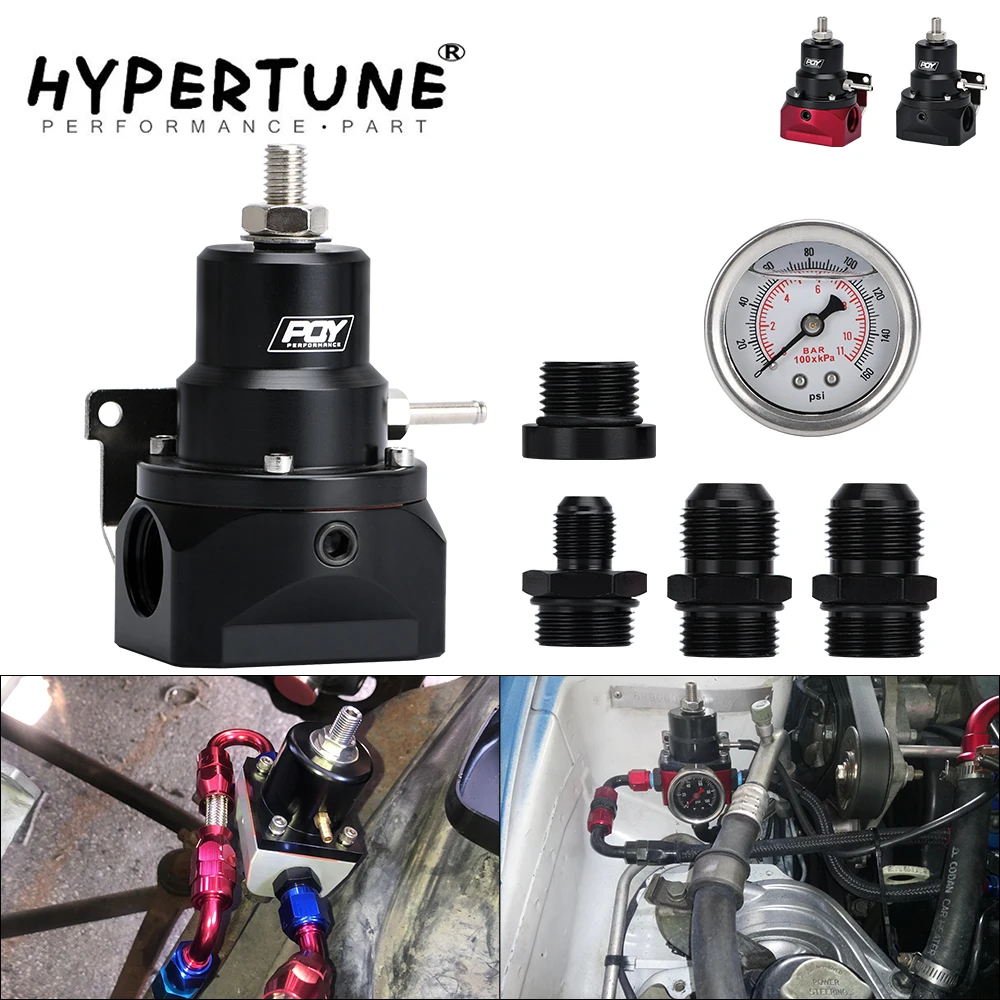 AN10 PQY EFI Fuel Pressure Regulator ( 0 160psi Gauge ) 10AN 10/10/6