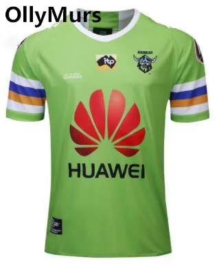 

OllyMurs Top Thai quality for 2019 Canberra Raiders 2019 Men's Replica Home/Away Jersey RUGBY Sport shirt Free Shipping