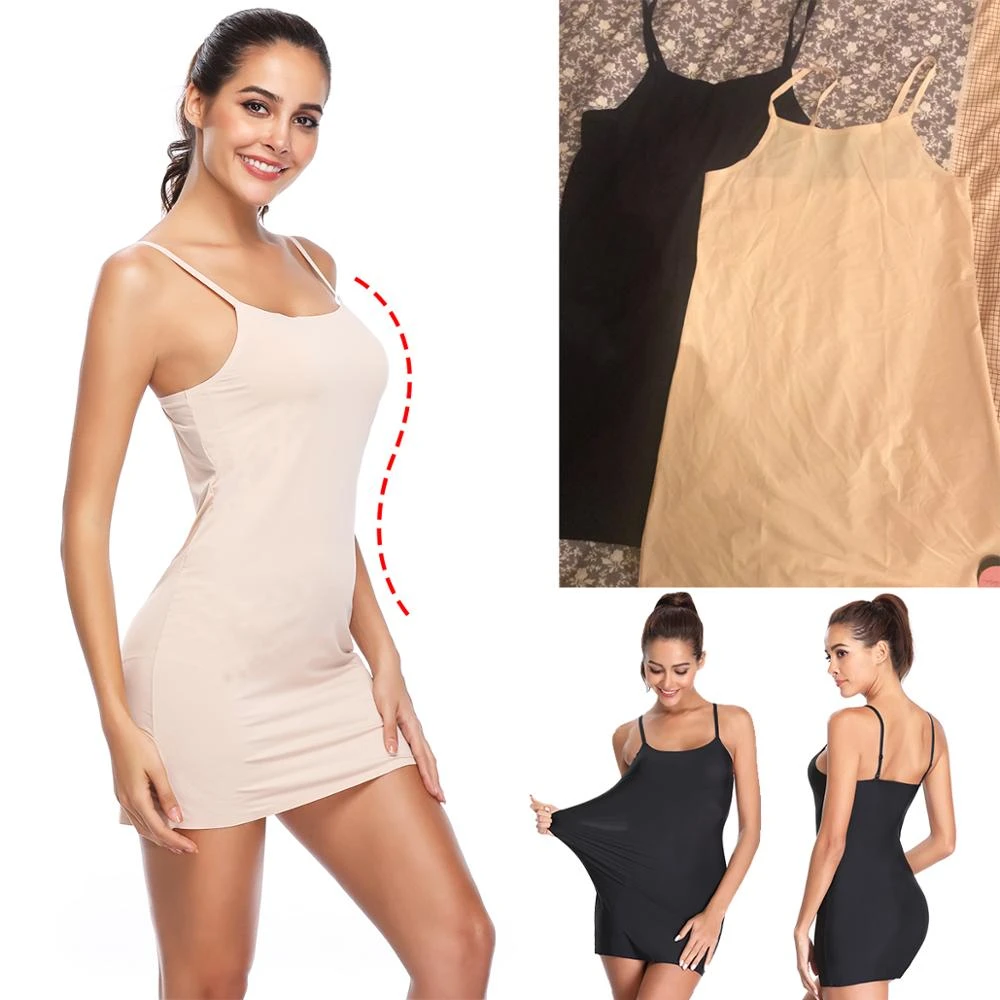 Sexy Seamless Full Body Control Slips Underwear Dress Women Shapewear
