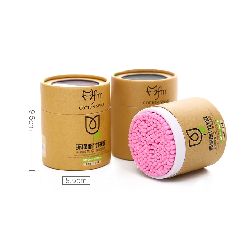 Cotton Swabs 200pcs/Box Bamboo Baby Soft Wood Sticks Cleaning of Ears Tampons Cotonete Pampons Health Beauty