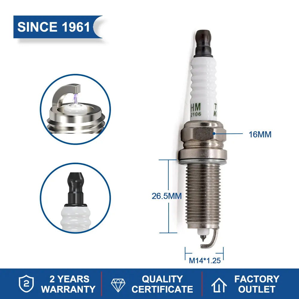 Car Parts Engine Parts Iridium Spark Plug TORCH K6RTMI for Candle LFR6B for RC8PYCB DENSO VKH16 FGR5NQE04