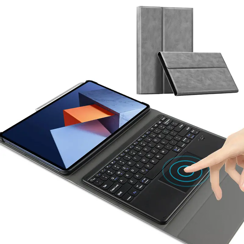 Capa de Teclado para Huawei Matebook e Bluetooth Capa Protetora com Touchpad Tablet pc 12.6 2023 Drc-w58 Drc-w38