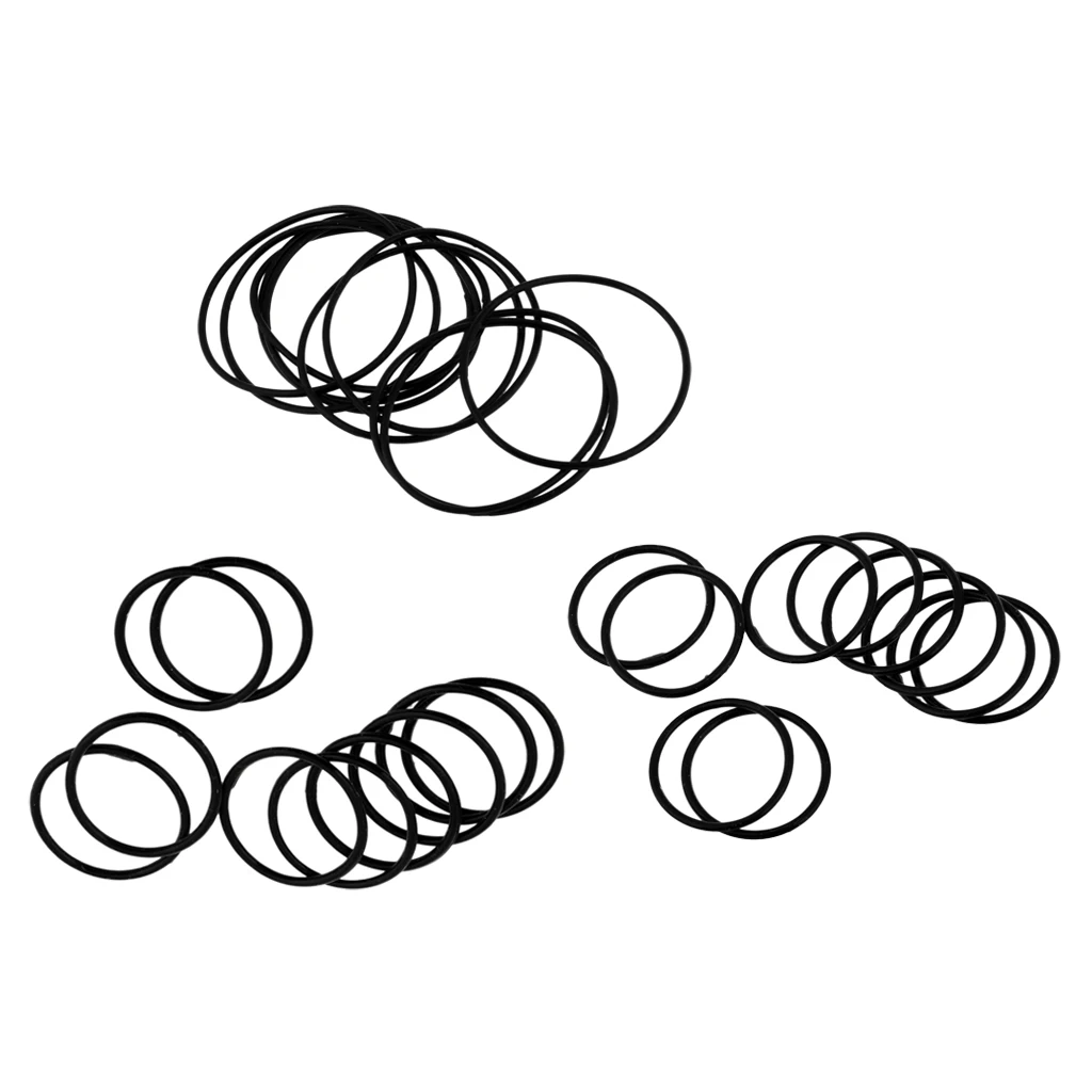 Sealing Ring/Rubber Gasket/Sealing Washer, Pack of 30, Enough Spare Parts for Flashlight