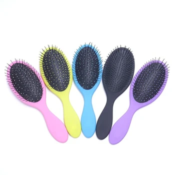 

Salon Detangling Hair Comb For Women Men Hair Bush Tangle Wet Dry Bristles Handle Tangle Detangling Comb Hair Brush Hot