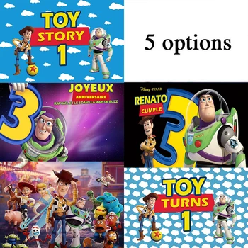 

Photography Background Cartoon Toy Story Candy Custom Children Birthday Party Decoration Photo Background Photo Gallery Banner