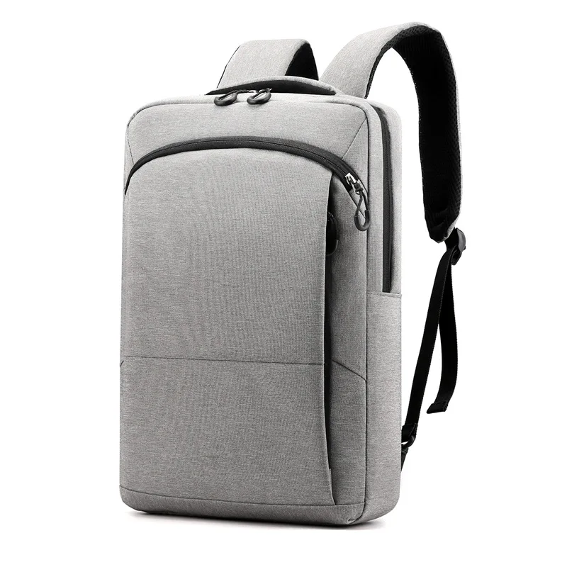 Bag Unisex Black Backpack Slim 