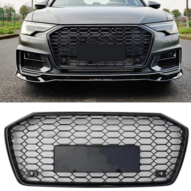 Für S6 Sline C8 Sports Auto Waben Nebelscheinwerfer Abdeckung Nebel Licht  Grill Abdeckung Für Audi S6 S Linie 2019-2022 auto Zubehör - AliExpress