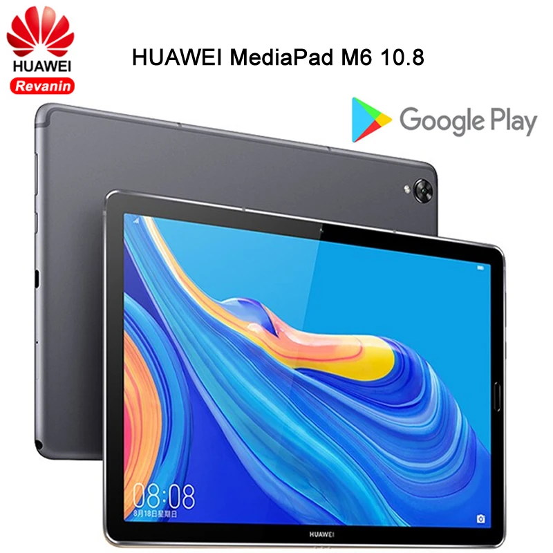 HUAWEI MediaPad-Tableta M6 Original, 10,8 pulgadas, Kirin 980, Octa Core, Android 9,0, tipo-c, 7500mAh, 2560x1600, pantalla IPS con huella dactilar