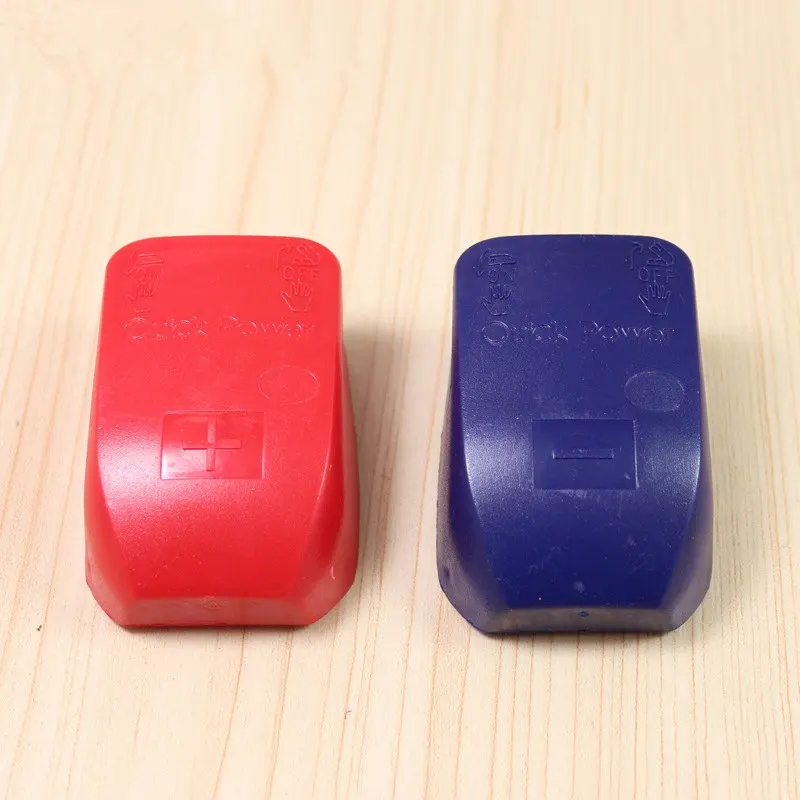 Battery Terminals Auto Car Battery Terminal Connector Battery 1 Pair Quick Release Terminals Clamps Cap Clips Copper Car Truck Caravan