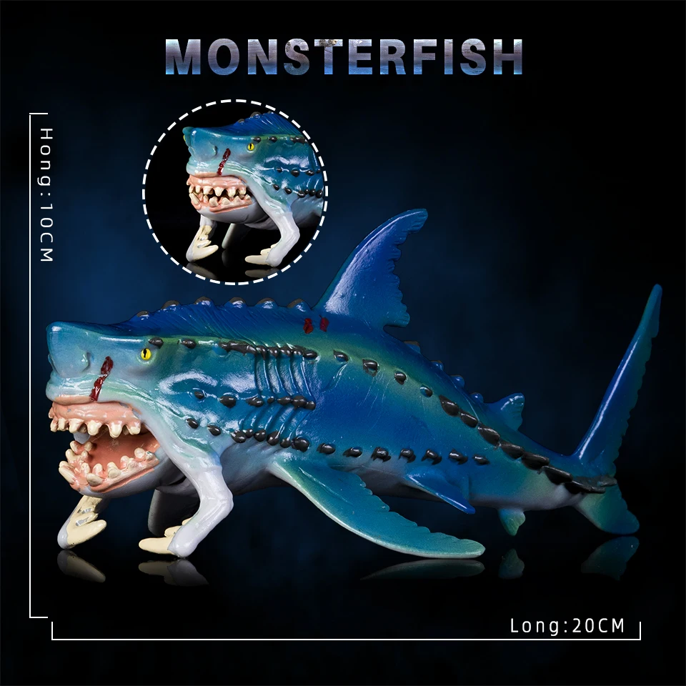 Пластиковая модель морской рыбы HiTwo монстра декоративная фигурка коллекция