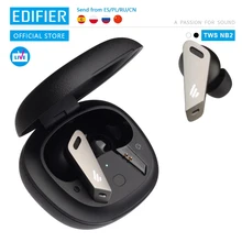 Edifier twsnb2 tws anc bluetooth fone de ouvido cancelamento ruído ativo jogos fones bluetooth 5.0 32h reprodução tempo edifier app