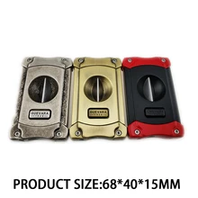 Guevara медные сигары резак острые двойные лезвия гильотина сигары ножницы подарок портативные аксессуары для курения с сигары удар