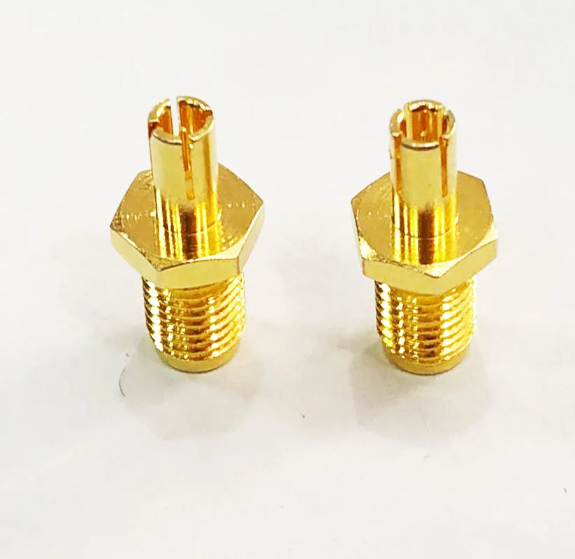 10 шт. позолоченный TS9 мужской к SMA женский разъем RF коаксиальный кабель адаптер разъем