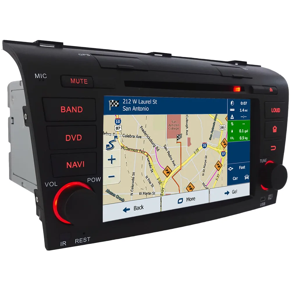 Excellent Klyde 4G WIFI Android 9.0 Octa Core 4GB RAM 64GB ROM DSP BT Car DVD Multimedia Player Radio Stereo GPS For Mazda 3 2004-2009 5