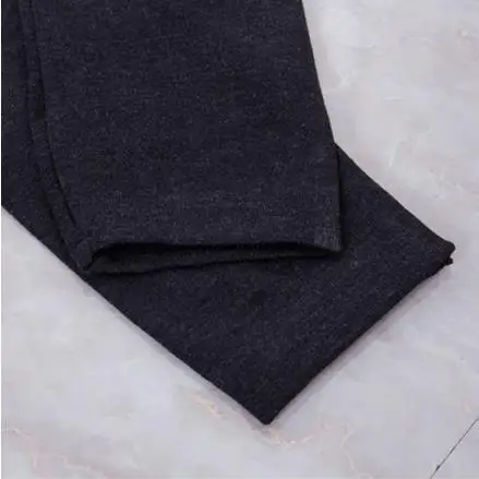 Капри женские большого размера 2020 эластичные с высокой талией тонкие черные