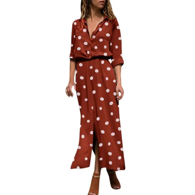 Рисунок 4 - Женское длинное платье в горошек