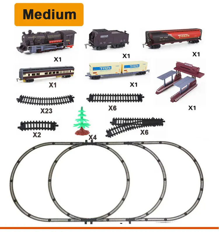 Электрический игрушечный поезд рельсы детская железная дорога железнодорожные пути набор модели железной дороги набор поездов для детей Детские радиоуправляемые поезда игрушки модель