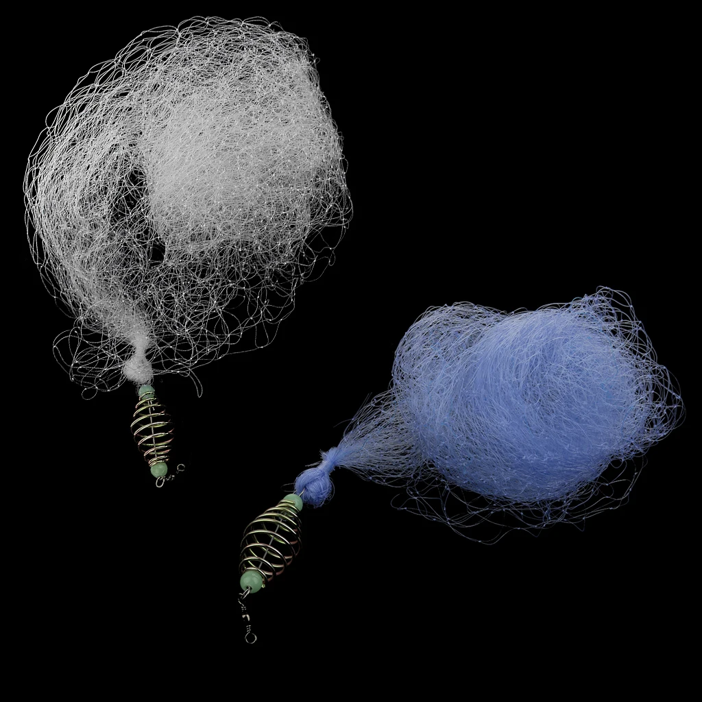 

Lot 2Pcs Floating Bottom Fishing Mesh Net Explosion Hook Tackle Outdoors Blue S L