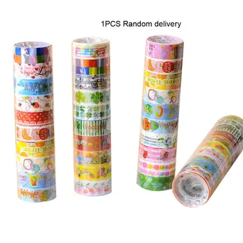 

Lovely Cartoon Tape Set Japanese DIY Craft Paper Tape for Decorative Scrapbooking Bullet Journal Planner