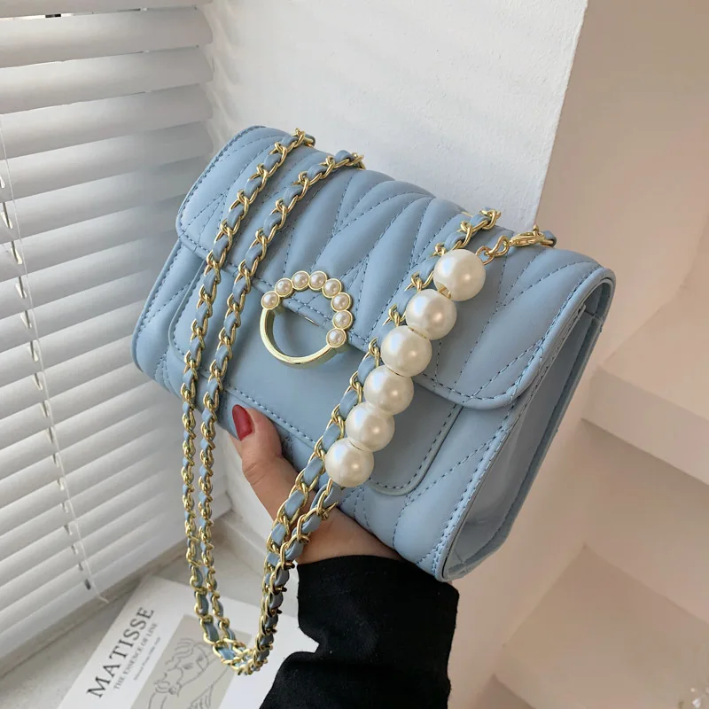 

Bag women's summer 2021 new fashion rhombic chain shoulder slung small square bag foreign style bag