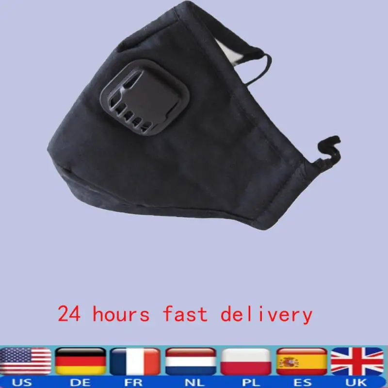 

Durable Single Valve PM2.5 Anti-fog Dustproof Mouth Face Mask Adult Unisex Cotton Autumn And Winter Face Mouth Mask With Filters