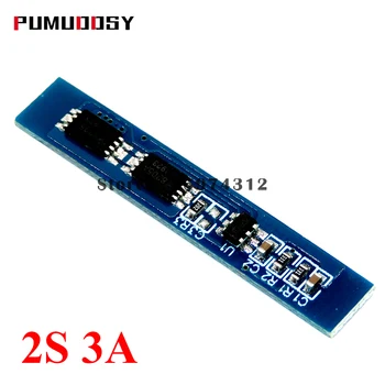 

50pcs/lot 2S 3A Li-ion Lithium Battery 7.4v 8.4V 18650 Charger Protection Board bms pcm for li-ion lipo battery cell pack