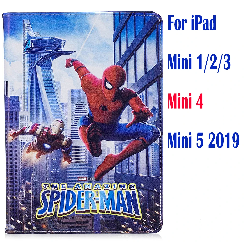 as photo Чехол для ipad 4 air 2 ipad 9,7 ipad mini 1/2/3/4/5 Pro Movie Marvel Мстители эндгейм Тор стенд coque capa Cover - Цвет: as photo