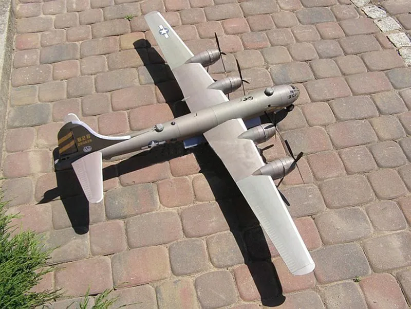 93*65 см B29 супер Aerial Fortress Bomber самолет DIY 3D бумажная карточка модель Конструкторы строительные игрушки развивающие