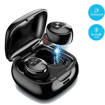 

XG12 TWS Bluetooth 5.0 Earphone Stereo Wireless Earbuds HIFI Sound Sport Earpieces Handsfree Gaming Headset with Mic For Phone