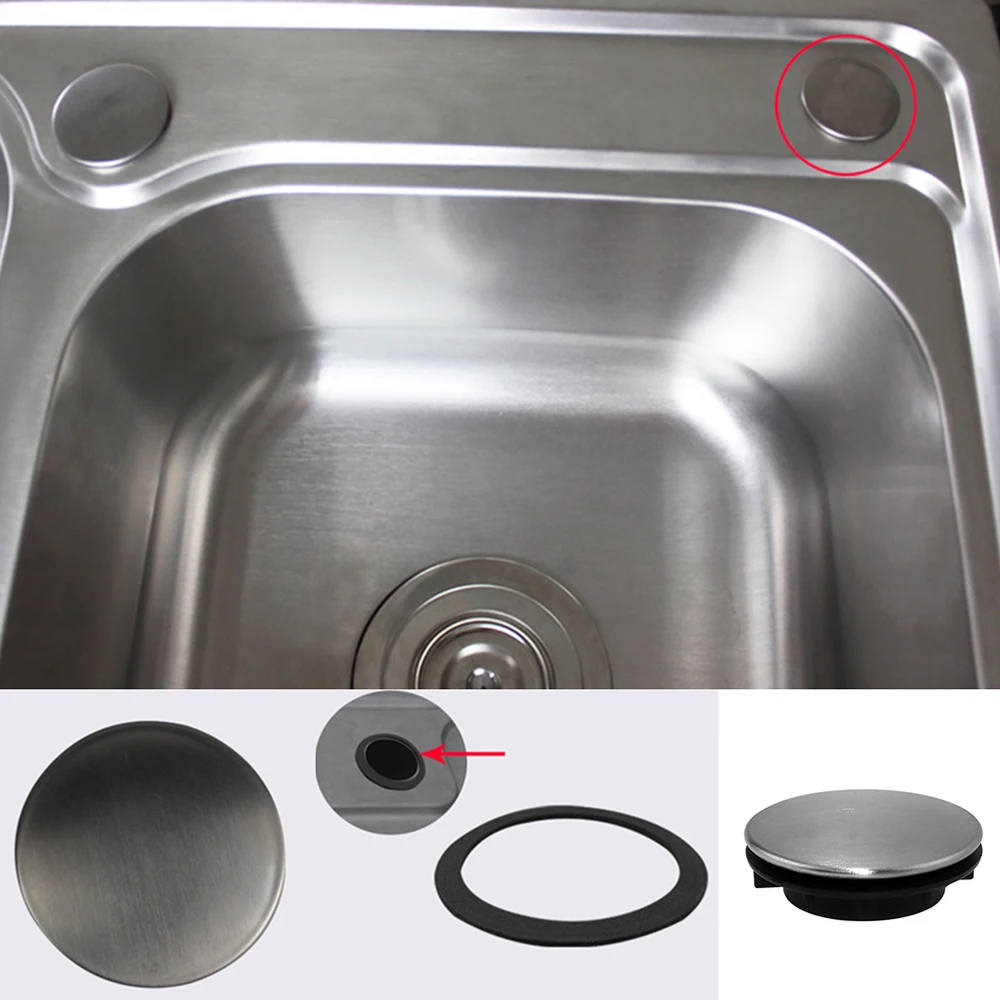 Accessories Kitchen Sink Plug Soap Dispenser Faucet Hole Cover Drainage Seal 