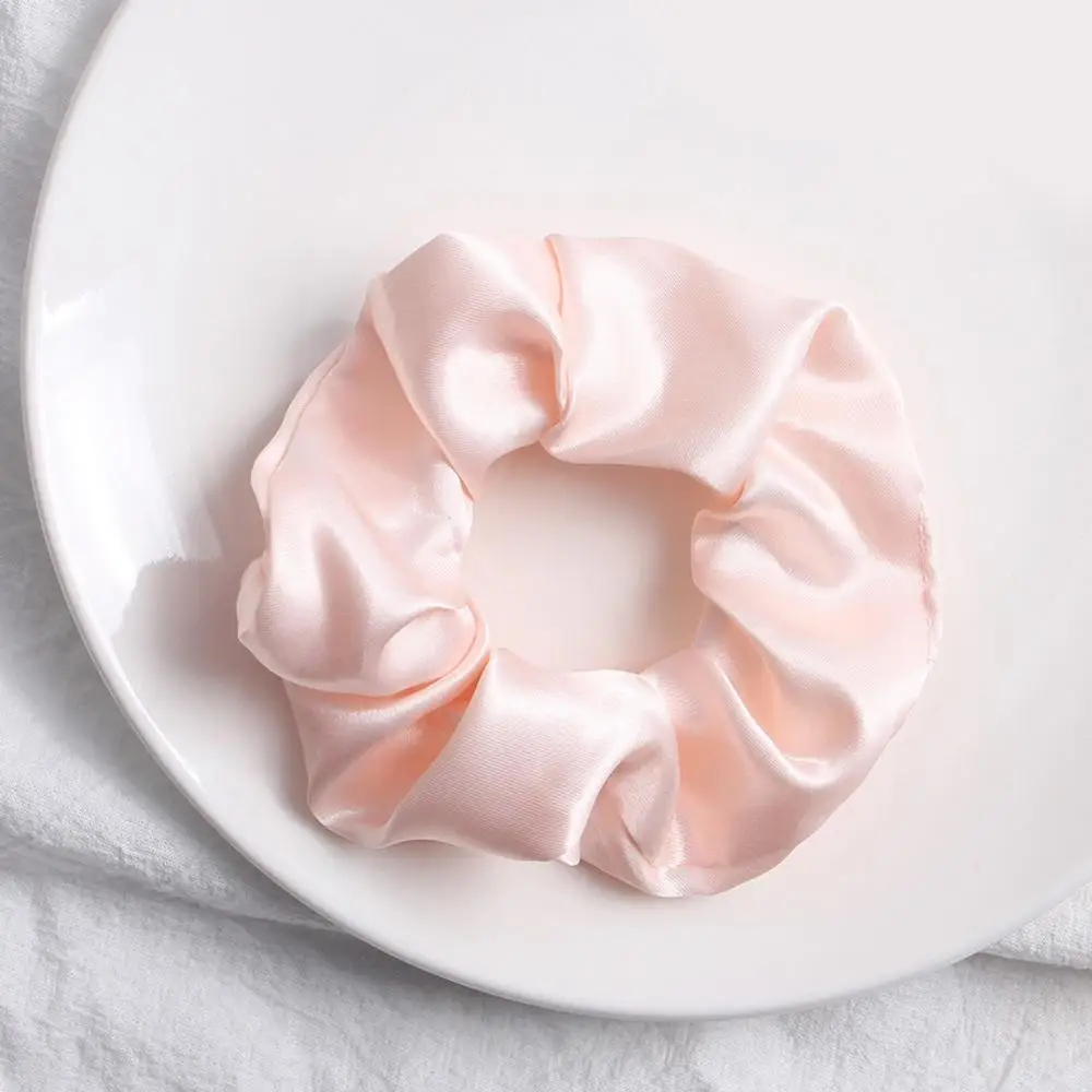 t8 Новое поступление модные женские красивые атласные резинки для волос яркого цвета резинки для волос для девушек аксессуары для волос конский хвост держатель - Цвет: t8