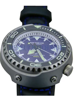 

AD30 MERKUR 1000M Monoblock Tuna Can Automatic Pro Diver Dive Mens Vinatge Watch