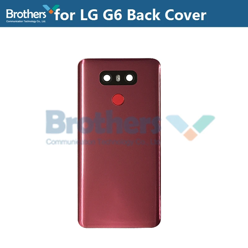 Задняя крышка для LG G6 корпус батареи с гибким кабелем отпечатков пальцев+ объектив камеры для LG G6 H870 задняя крышка аккумулятора Замена