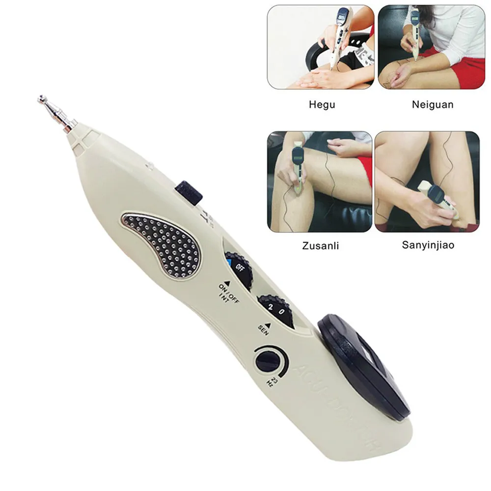 

Acupuncture Pen Handheld TENS Point Detector With Digital Display Electric Acupuntura Meridian Pen Muscle Stimulator Device