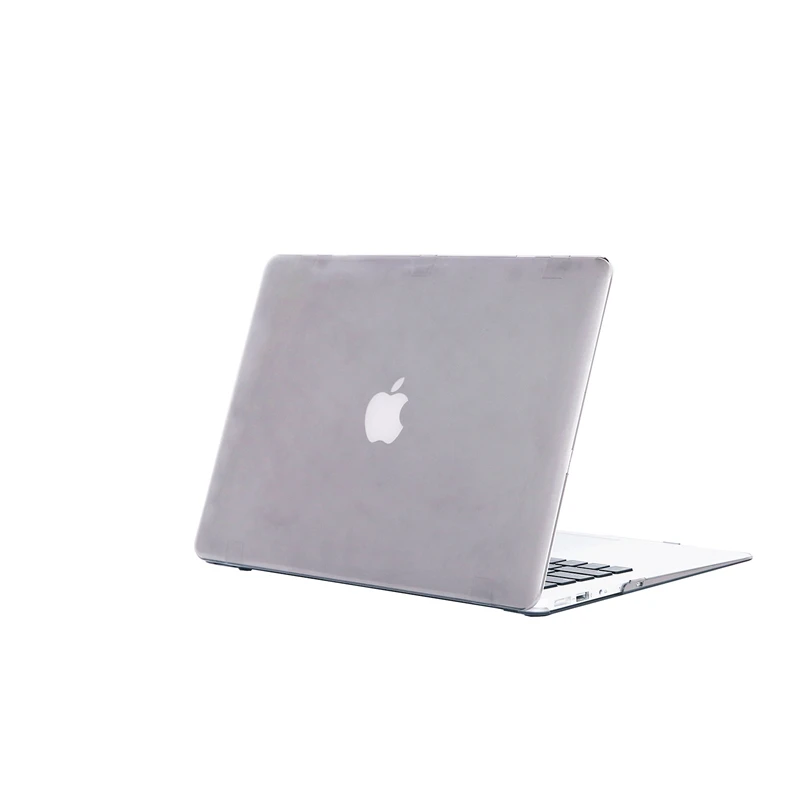 Серый Кристальный чехол для ноутбука Apple Macbook Pro retina Air 11 12 13 15, для Mac Air 13 A1932 A1466, чехол Pro 13 15 A1706 A1708 - Цвет: Серый