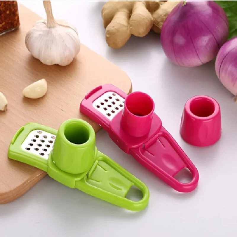 Color Kitchen Accessories Plastic Ginger Garlic Grinding Tool Magic Silicone Peeler Slicer Cutter Grater Planer
