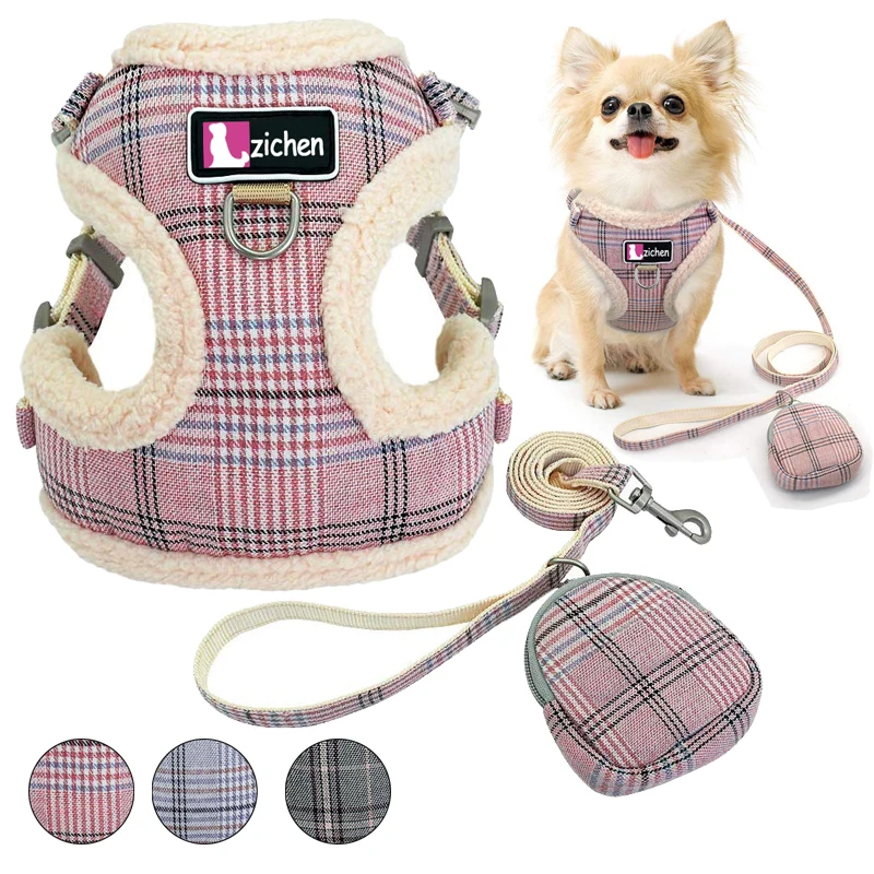 opslaan Wetland ginder Hond Harnassen Vest Chihuahua Puppy Cat Soft Geen Pull Verstelbare Harnas  Leash Set Voor Kleine Middelgrote Honden Jas| | - AliExpress