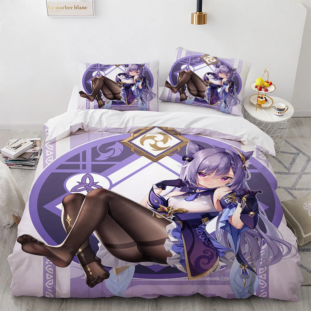 parure de lit anime kawaii pour filles et couette pleine housse de lit housse de lit douce pour cadeau de chambre coucher