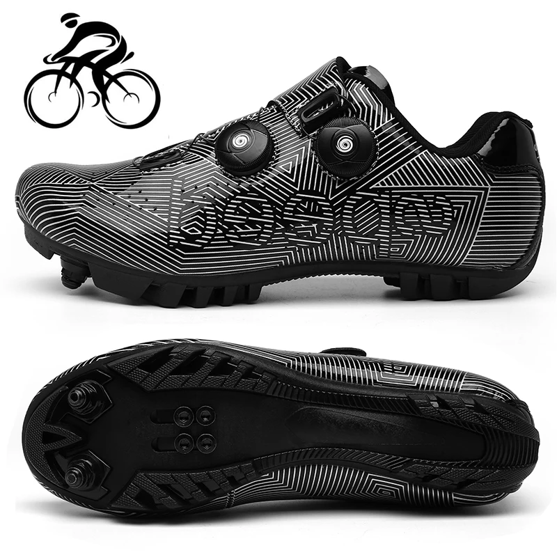 

Self-Locking Cycling Shoes Professional Sapatilha Ciclismo Mtb Competition Mountain Bike Riding Shoe Outdoor Women Sneakers Men