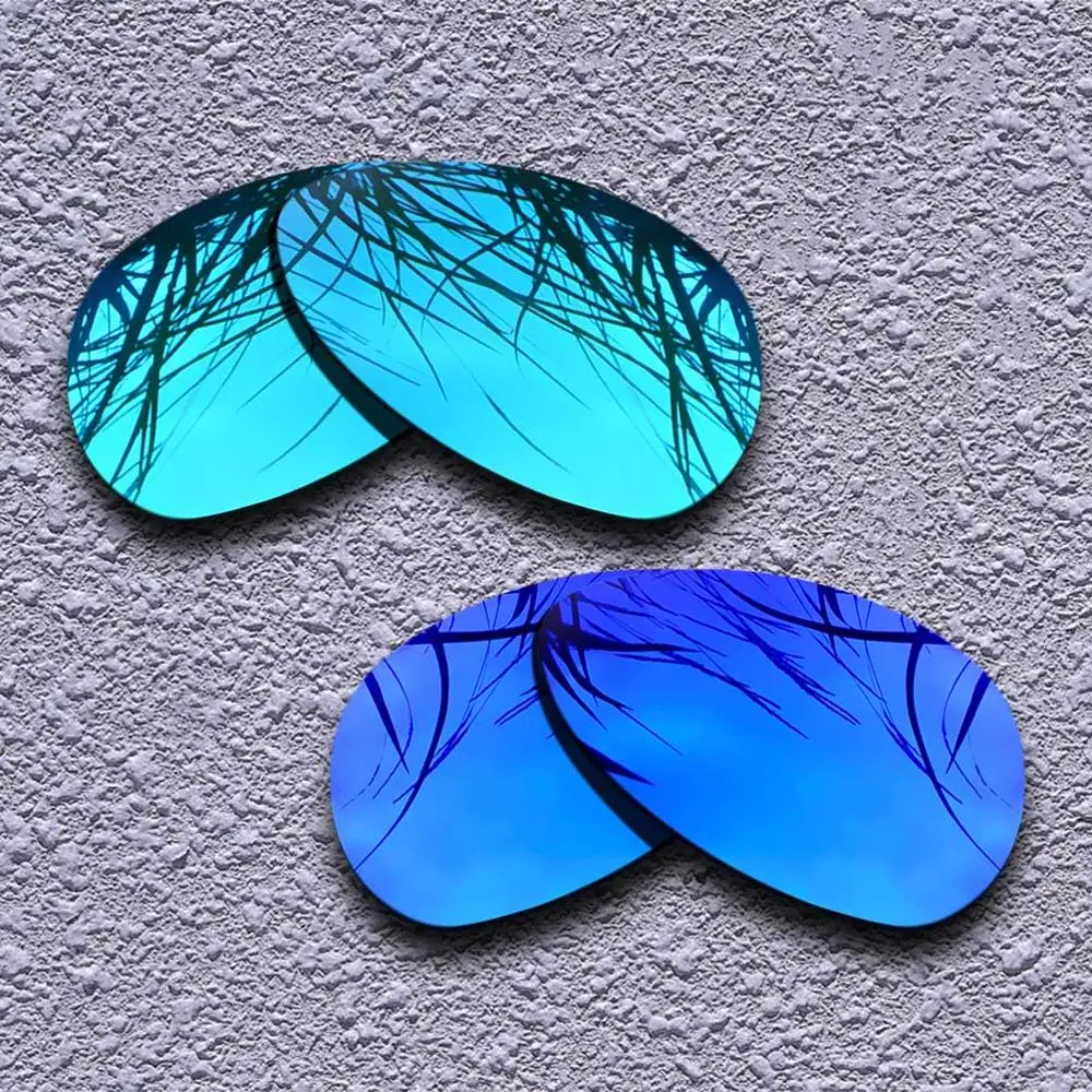 Blue-Purple 2 пары поляризованных сменных линз для солнцезащитных очков Oakley Crosshair S-несколько вариантов - Цвет линз: Blue-Purple