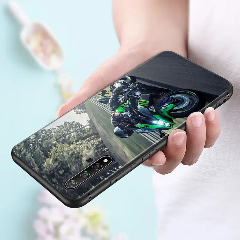 Черный силиконовый чехол moto внедорожный мотоцикл для huawei Nova 5 3i P Smart Z Plus P30 P20 Pro P10 P9 Lite Plus чехол для телефона - Цвет: Style 10