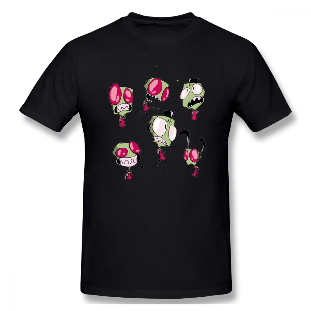 

Some Invader Zim Casual O-Neck Men's Basic Short Sleeve T-Shirt 100% Cotton Tee Shirt Printed men clothes 2019