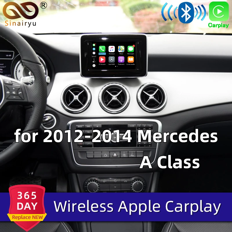 Sinairyu wifi беспроводной OEM Apple Carplay для Mercedes NTG 4 5 7 автомобиль играть класс W176 W204 2011 14
