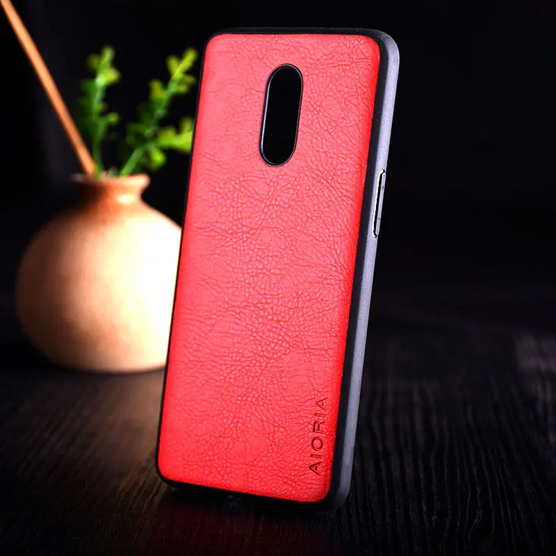 Чехол для Oneplus 6 6T 7 pro роскошный винтажный кожаный силиконовый чехол с текстурой