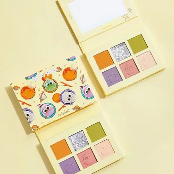 

Makeup Eyeshadow Palette 6 Colors Woman Fashion Nude Eyeshadow Matte Shimmer Palette Long Lasting Waterproof Mineral Powder Eye