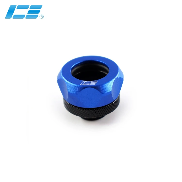 8 шт. IceManCooler 10x14 мм PETG Ванна фитинги G1/4 OD14MM жесткая труба ручной компрессионный Разъем черный, белый, красный, синий Φ25x20mm