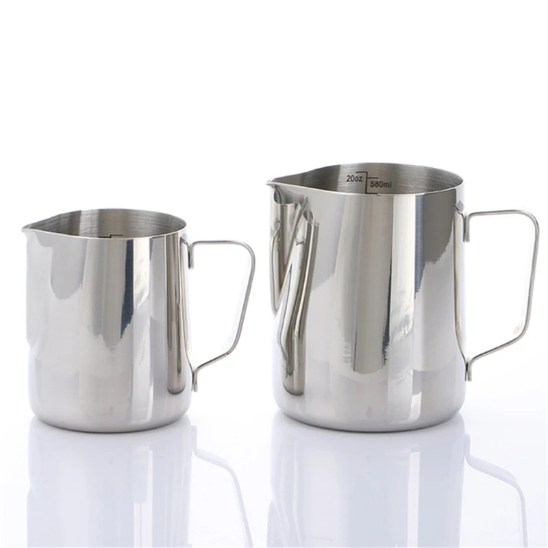 

Stainless Steel Frothing Pitcher Home Kitchen Coffee Pitcher Frothing Milk Foam Mug Latte Art Jug Cup