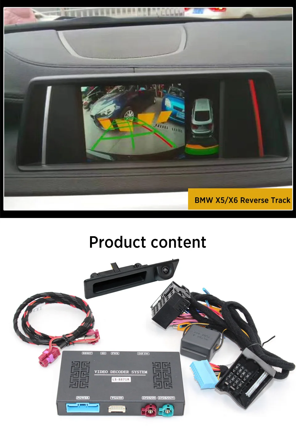 Оригинальная система обновления экрана Smartour для BMW 3 F30 F31 F34 2013~ NBT система/модуль заднего вида камера декодирования трек
